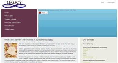 Desktop Screenshot of legacyinvestment.net